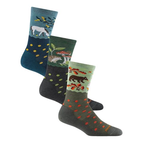 Women's Wildlife Lightweight Lifestyle Crew 3-Pack