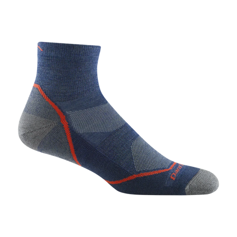 Men's Light Hiker Quarter Lightweight Hiking Socks