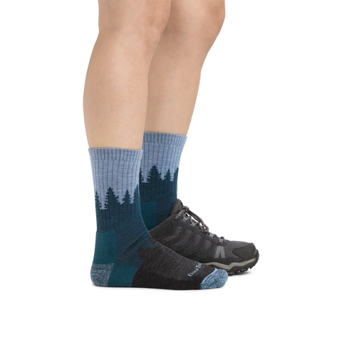 Women's Treeline Micro Crew Midweight Hiking Socks