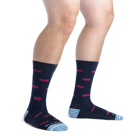 Men's Truffle Hog Crew Lightweight Lifestyle Socks- Last Chance