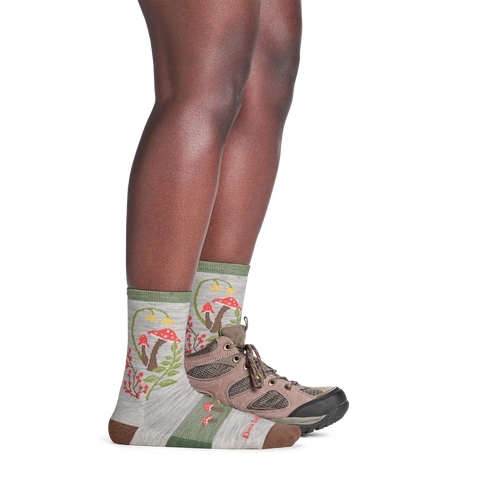Women's Mellow Mushrooms Micro Crew Lightweight Hiking Socks