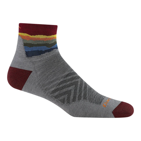 Men's Run Quarter Cushioned Ultra-Lightweight Running Socks