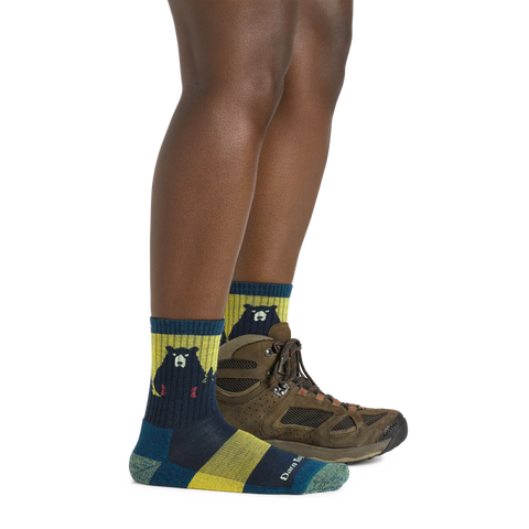 Women's Bear Town Micro Crew Lightweight Hiking Socks