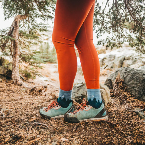 Women's Treeline Micro Crew Midweight Hiking Socks