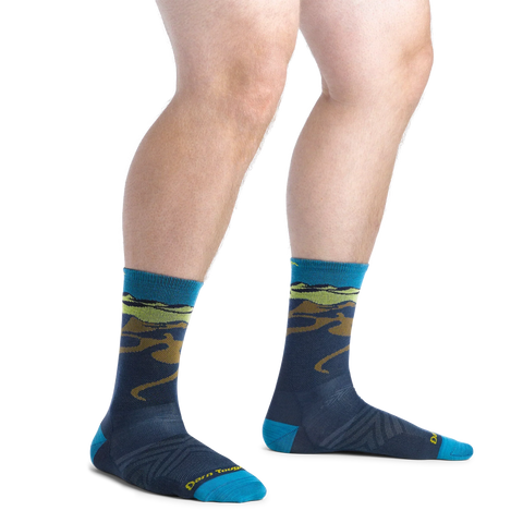 Men's Ridge Runner Micro Crew Ultra-Lightweight Running Socks