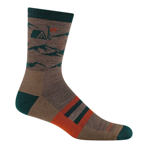 Men's Hike Hike Hut Micro Crew Midweight Hiking Socks-Last Chance