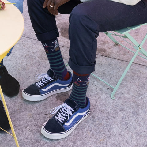 Men's Wild Life Crew Lightweight Lifestyle Socks