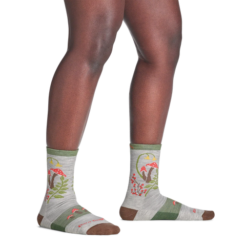 Women's Mellow Mushrooms Micro Crew Lightweight Hiking Socks