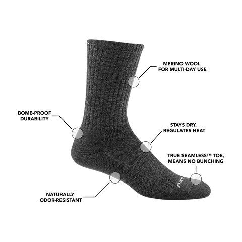 Men's The Standard Crew Lightweight Lifestyle Socks