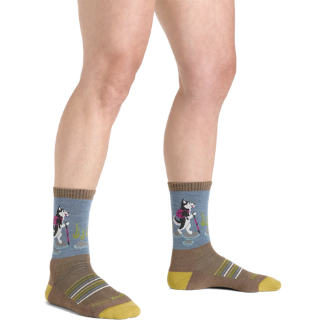 Women's Critter Club Micro Crew Lightweight Hiking Socks